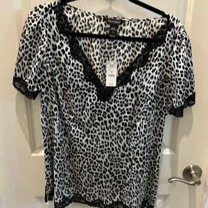 White House Black Market stretch silk NWT size 16